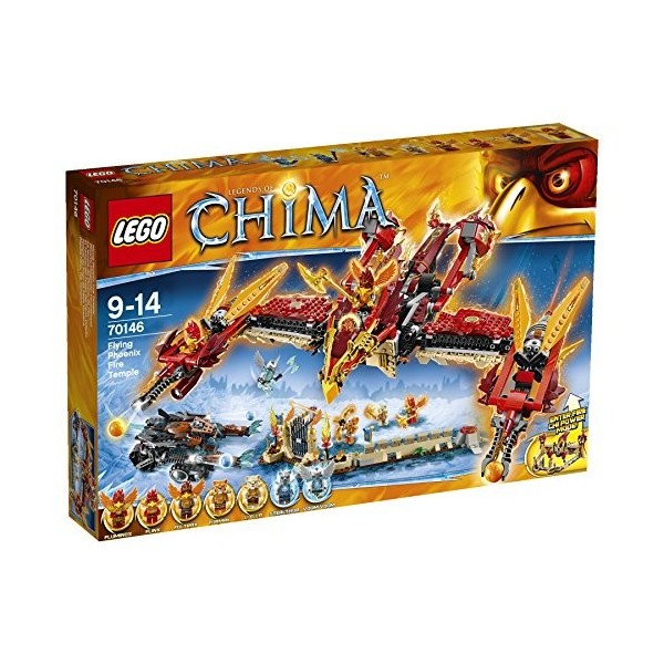 Lego Legends Of Chima-playthèmes - 70146 - Jeu De Construction - Le Temple du Phœnix De Feu