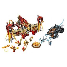 Lego Legends Of Chima-playthèmes - 70146 - Jeu De Construction - Le Temple du Phœnix De Feu
