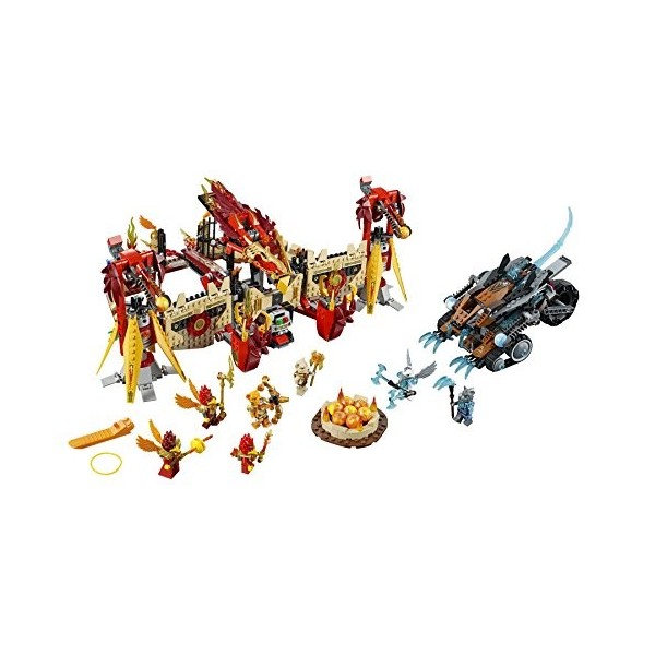 Lego Legends Of Chima-playthèmes - 70146 - Jeu De Construction - Le Temple du Phœnix De Feu