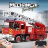 Reobrix 22005 briques de serrage Technique Fire Engine Truck, Remote Control Feuerwehrruck Building Blocks RC & APP , blocs d