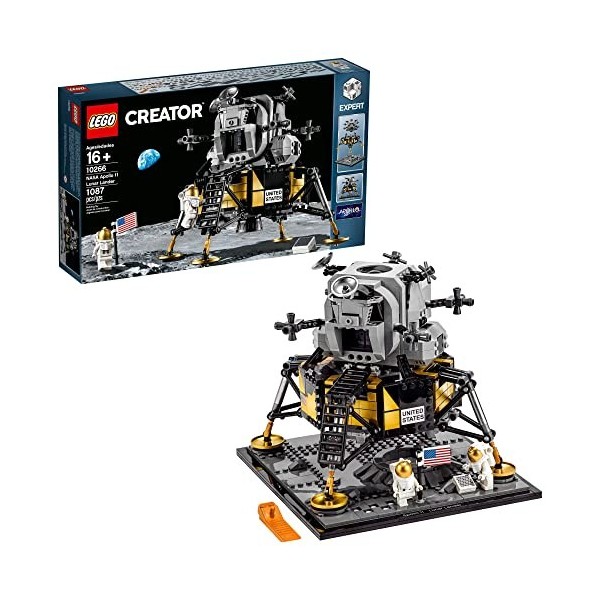 Bonbell Lego Creator Expert NASA Apollo 11 Lunar Lander 10266 Building Kit, New 2020 1,087 Pieces 