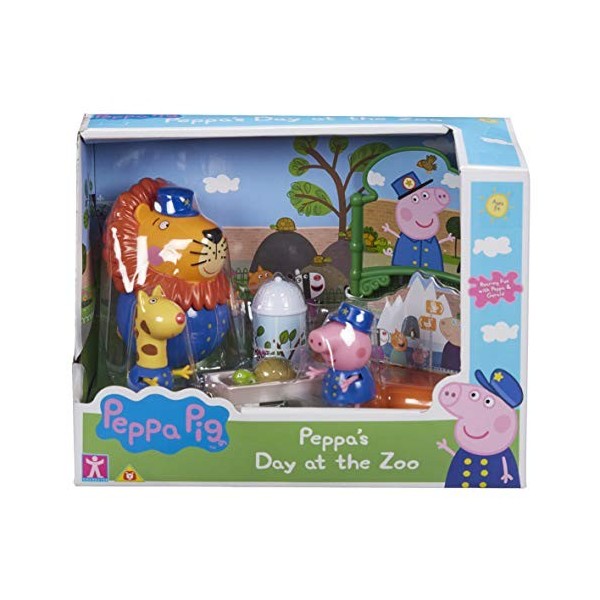 Peppa Pig Day at The Zoo - Ensemble de Jeu avec Leo Lion