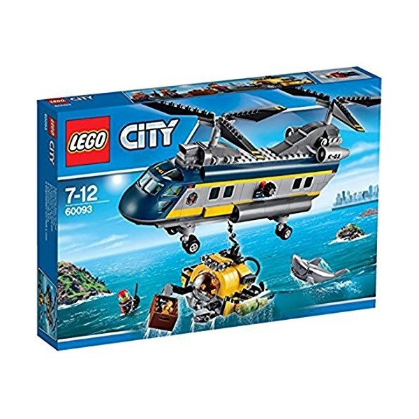 LEGO City - 60093 - Jeu De Construction - Lhélicoptère De Haute-mer