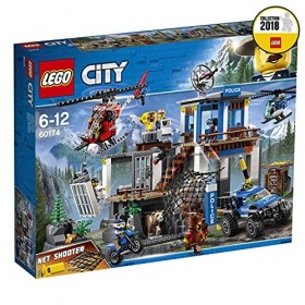 LEGO City - Le poste de police de montagne - 60174 - Jeu de Construction