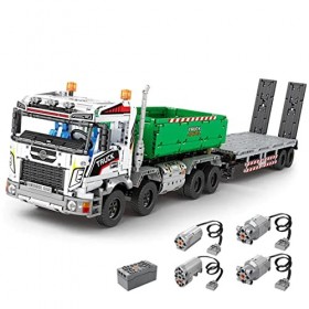 Aetheria Technique Grue à Crochet Briques de Construction MOC Version RC Grue à Crochet Kit Modèle avec Télécommande et Moteu