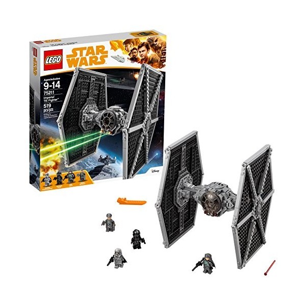 LEGO Star Wars Imperial TIE Fighter 75211 Building Kit 519 Pieces 