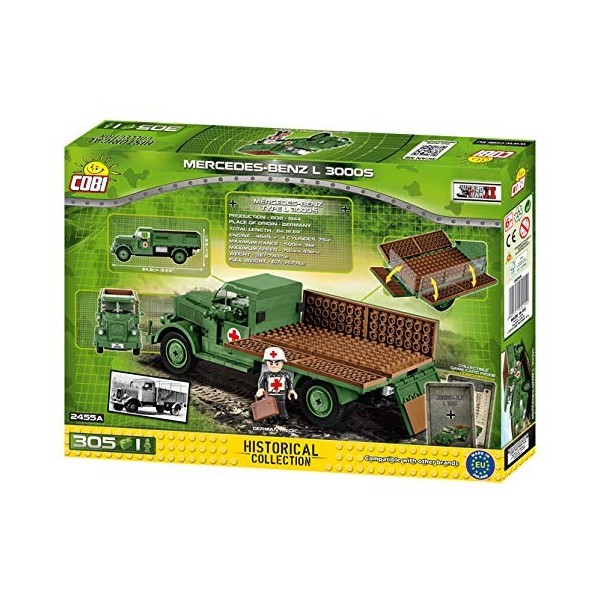 Cobi 2455-A - Jeux de construction - Small Army WWII - MB L3000 , Vert