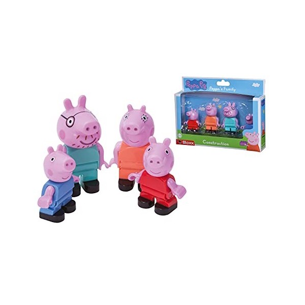 Big - Bloxx Peppa Pig - Famille - Coffret 4 Figurines - 800057113