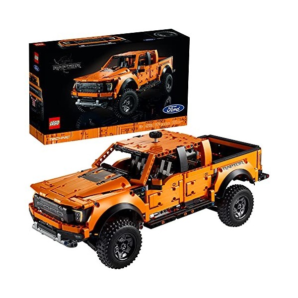 LEGO Technic Ford F-150 Raptor 42126 Building Kit. Enjoy a Rewarding Project. New 2021 1,379 Pieces 