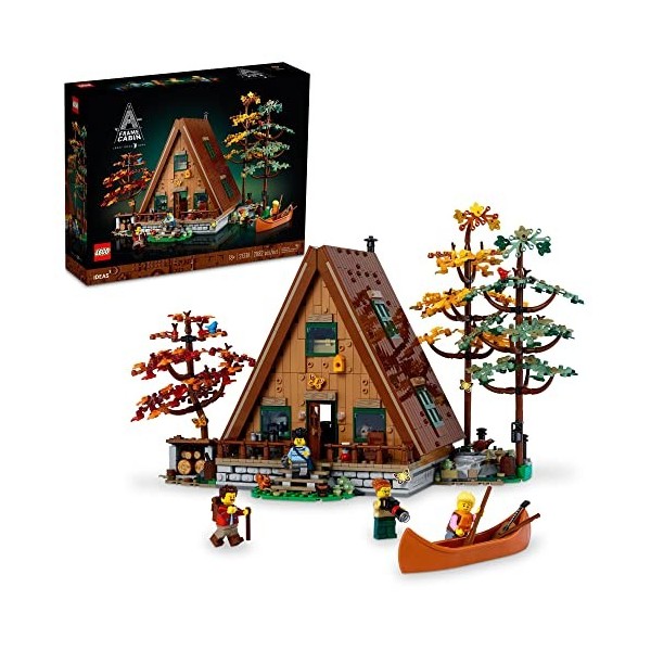 Lego Ideas A-Frame Cabin 21338 Coffret de présentation à Collectionner pour Adultes