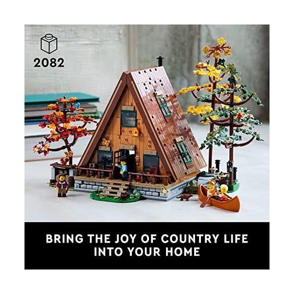 Lego Ideas A-Frame Cabin 21338 Coffret de présentation à Collectionner pour Adultes