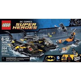 LEGO Super Heroes 76034 the Batboat Harbor Pursuit Building Kit by LEGO