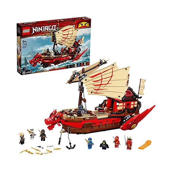 LEGO-Le QG des Ninjas Ninjago Jeux de Construction, 71705, Multicolore