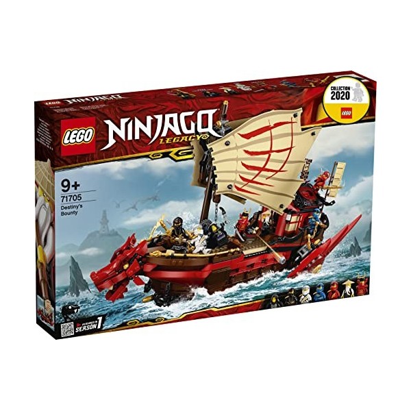 LEGO-Le QG des Ninjas Ninjago Jeux de Construction, 71705, Multicolore