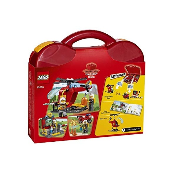 LEGO Juniors - 10685 - Jeu De Construction - La Valise Pompiers