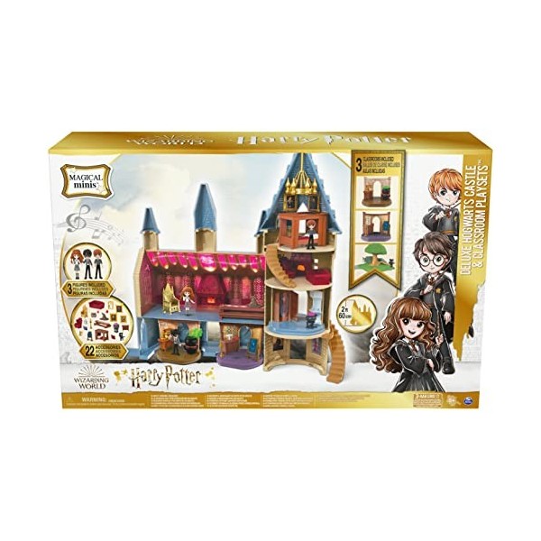 HARRY POTTER - MULTIPACK 4 FIGURINES MAGICAL MINIS WIZARDING WORLD - 4 Figurines Poupées Articulées 8 cm Avec 2 Créatures Et 