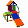 Move and stic Mila Cabane de jeu multicolore avec toboggan - Pour chambre denfant, salle de jeux ou jardin