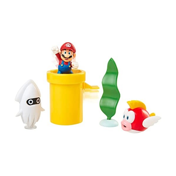 Nintendo Jakks Pacific - 2-1/2 Underwater Diorama Set CS Net 400162 Multicolore