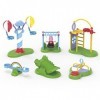 Hasbro Peppa Pig F2399 Playset Adventures Peppas Balloon Park Jouet préscolaire avec 6 Accessoires Figurine, à partir de 3 An