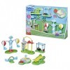 Hasbro Peppa Pig F2399 Playset Adventures Peppas Balloon Park Jouet préscolaire avec 6 Accessoires Figurine, à partir de 3 An