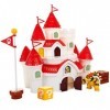 Super Mario Set de Jeu Château Princesse Peach Royaume du Champignon, 58541-4L