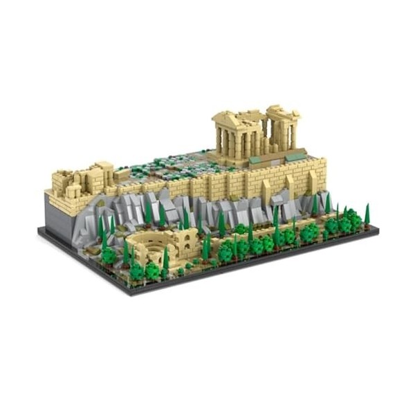 Modulaire Architecture Blocs De Construction 2139pièces MOC Acropolis - Microscale Nano Micro Blocs De Construction Mini Ense