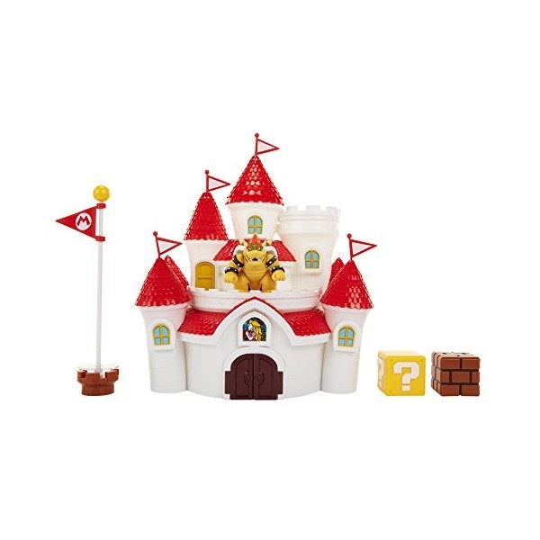 Super Mario Set de Jeu Château Princesse Peach Royaume du Champignon, 58541-4L