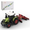 LAKIN Technic Tracteur de Ferme Blocs de Construction, MOC Tractor & Disc Harrow Modèle Jouet, Compatible avec Lego 42054, 13