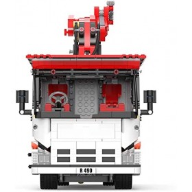 Jeu de Construction pour Grue, 1477 Pièces Blocs de Construction Grue avec Moteur et Télécommande, Compatible avec Tous Blocs