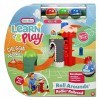 little tikes Learn & Play Roll Arounds Rollin Jeu Piste pour Enfants, Âge 18 Mois & + -Contient 3 Voitures, 658402EUC