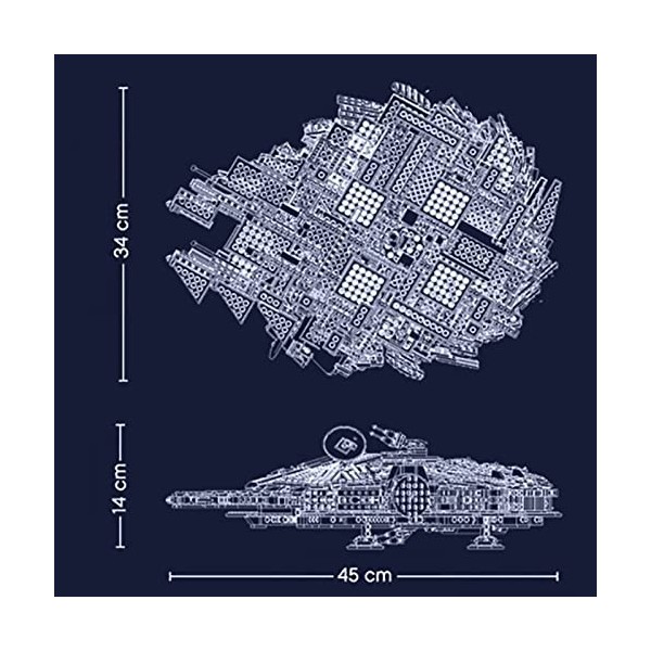 RICWINA 1608 PCS Blocs De Construction Jouets, Kit De Briques De Construction dapprentissage Éducatif Ensemble De Jouets De 