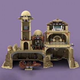WWEI Jabbas Palais Modulaire Maison Architecture Briques de construction 1762 pièces Briques de serrage compatibles avec Lego