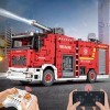FAROX Technique Spray à Eau Camion de Pompier Kit de construction 2888 pièces Camion télécommandé avec 4 moteurs pour adultes