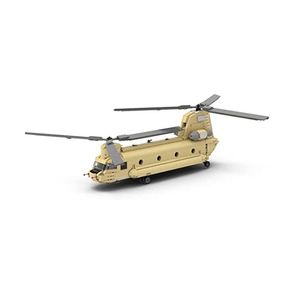 Blocs de Construction, MOC-24312 CH-47 F Chinook Military, Ensemble de Blocs de Construction modèles, Jouets de développement