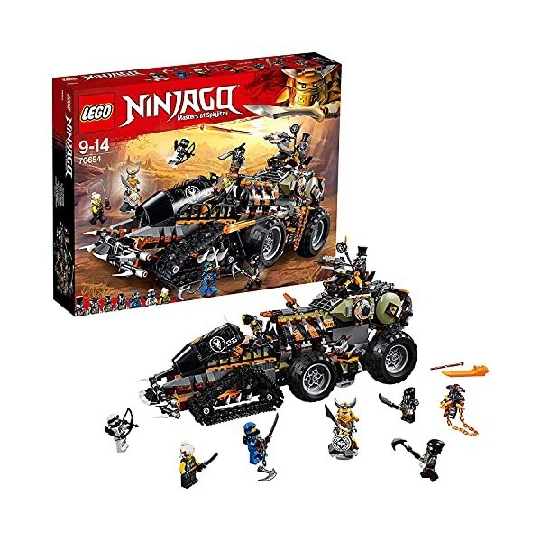 LEGO®-NINJAGO® Le véhicule de combat Dieselnaut Jeu pour Enfant 9 Ans et Plus, Briques de Construction Garçon et Fille, 1179 