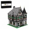 Explorers MOC-104380 Modèle de château darchitecture médiévale, kit de construction modulaire, cadeaux pour adultes et enfan
