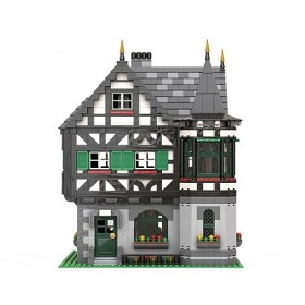 Explorers MOC-104380 Modèle de château darchitecture médiévale, kit de construction modulaire, cadeaux pour adultes et enfan