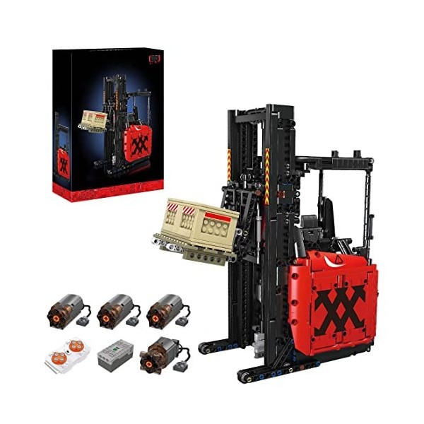 YANYUESHOP Kit de Construction de Chariot élévateur Technic, 1506 véhicules de Construction de Chariot élévateur télécommandé