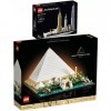 BRICKCOMPLETE Lego Architecture 21058 Lot de 2 pyramide Cheops & 21028 New York City