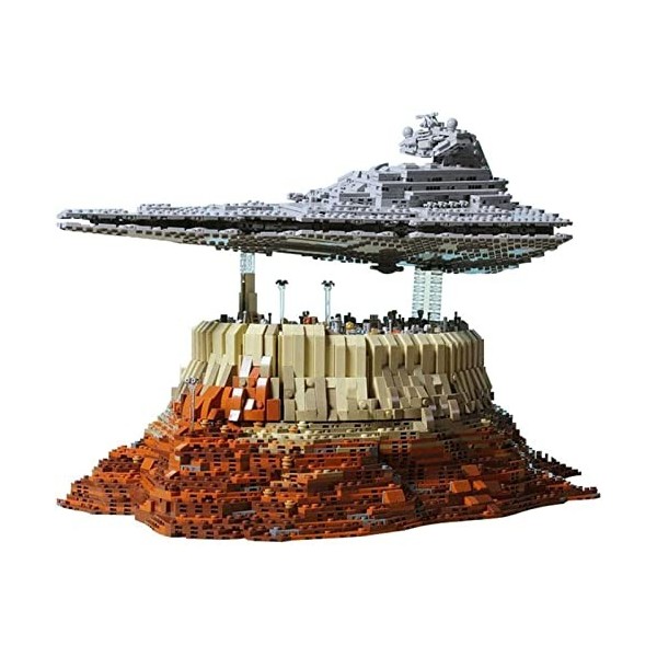 Technik Modèle De Vaisseau Spatial Grand UCS Empire Over Jedha City Super Star Destroyer 5162 Pcs MOC Vaisseau Géant Jouet Éd