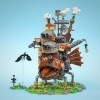 Panno Ensemble de Blocs de Construction de scène de Film MOC Walking Castle, Compatible avec Howl Moving Castle, Compatible a