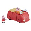 Peppa Pig Peppa’s Adventures Voiture rouge familiale, jouet préscolaire avec phrases et effets sonores, dès 3 ans,Inclut 1 vé