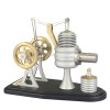 YANYUESHOP Moteur Stirling, kit de Moteur Stirling à air Chaud à Balance métallique, Jouet éducatif générateur pour Adultes e