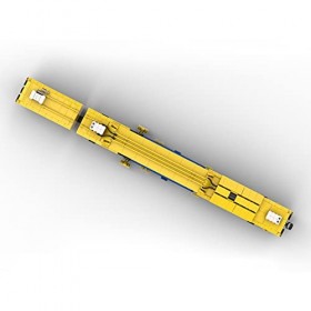 JUYI Briques de construction Technique Train ferroviaire, 1402 pièces MOC-74857 Train Technique City Train Modèle Kit de cons