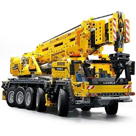 FYHCY Blocs de Construction de Grue Technique, Double télécommande avec 8 Moteurs, modèle de Grue géante Mold King 13107, 259