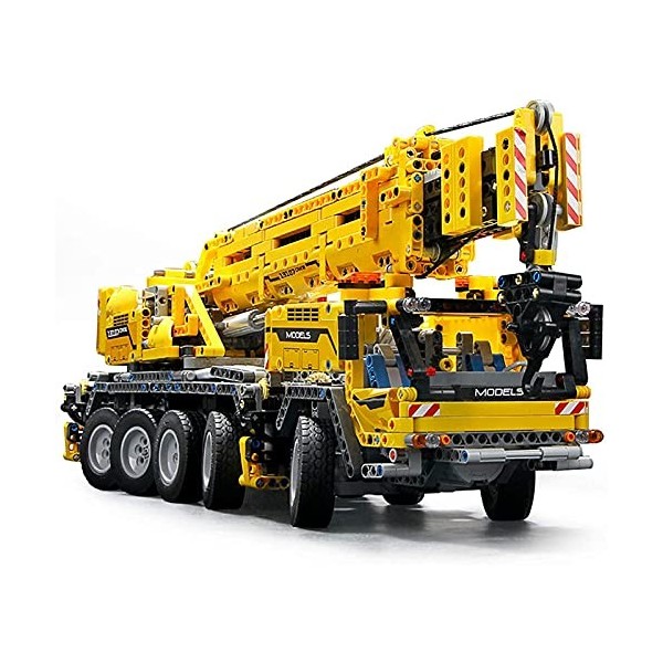 FYHCY Blocs de Construction de Grue Technique, Double télécommande avec 8 Moteurs, modèle de Grue géante Mold King 13107, 259