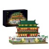 YOHOU Xian Architecture Chinoise Modélisation, Tour de tambour avec Lumières, Micro Bricks Jeu de jouets, Compatible avec Leg