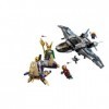 LEGO Super Heroes - 6869 - Jeu de Construction - Le Combat Aérien en Quinjet