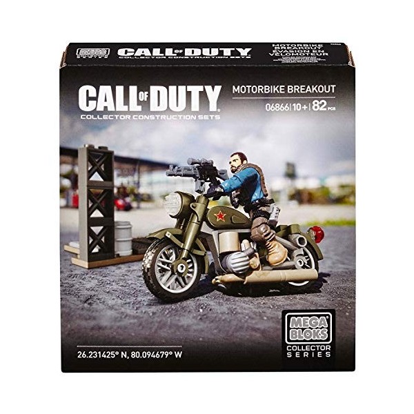 Mega Bloks - 6866 - Jeu De Construction - Call of Duty Motorbike Breakout