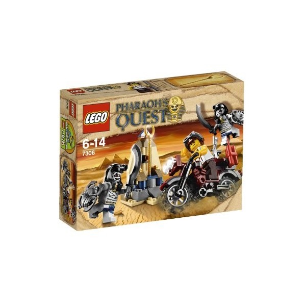 LEGO Pharaohs Quest - 7306 - Jeu de Construction - Les Gardiens du Spectre Dor
